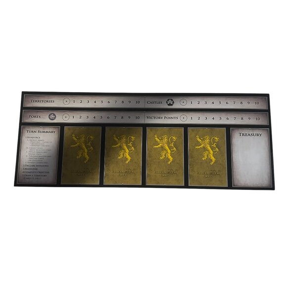 Hasbro Risk Game of Thrones Board Game Set of 7 Player Boards Replacement Parts - Picture 8 of 9